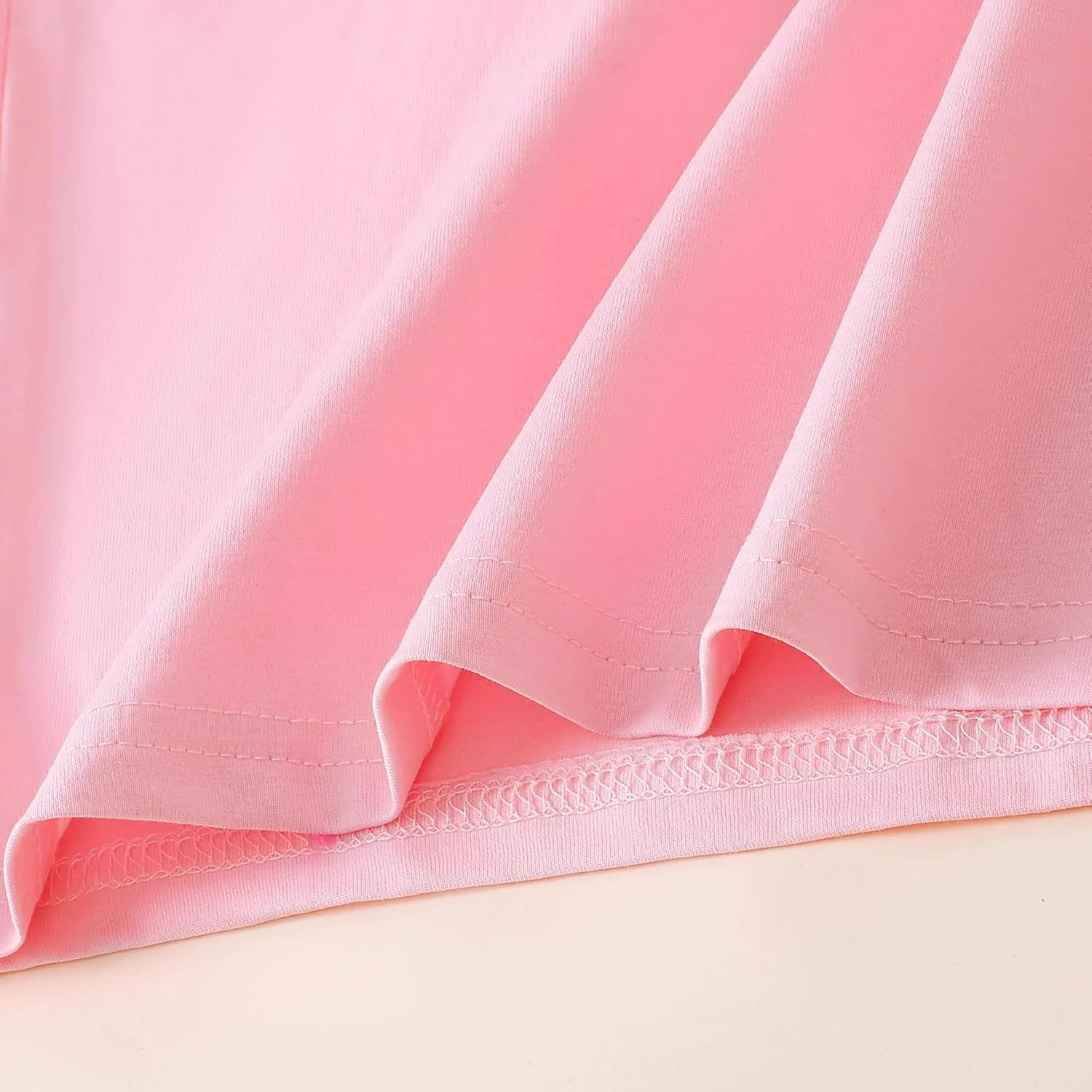 Toddler Baby Girl Shirt Outfit Solid Color Ruffle Flying Sleeve Cotton Tee Tops Kids Girl Blouse 1-7T
