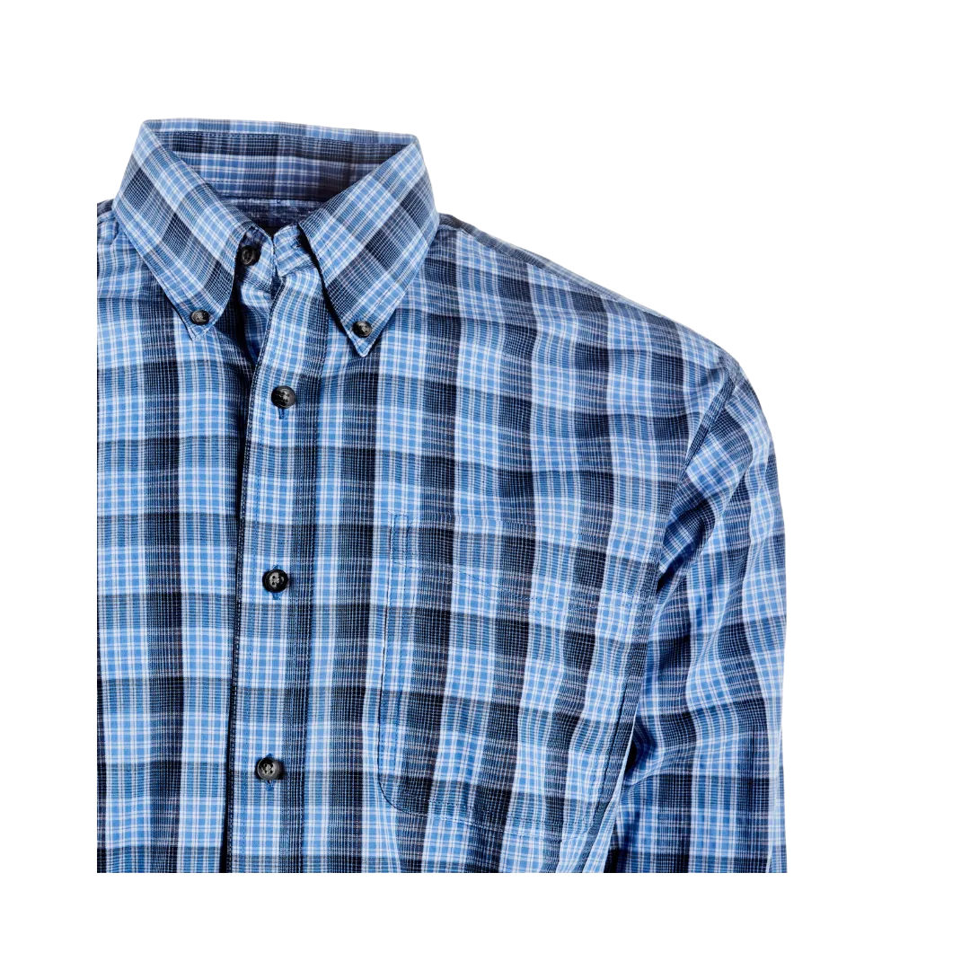 Wrangler Men's Riata Dress Plaid Big Shirt