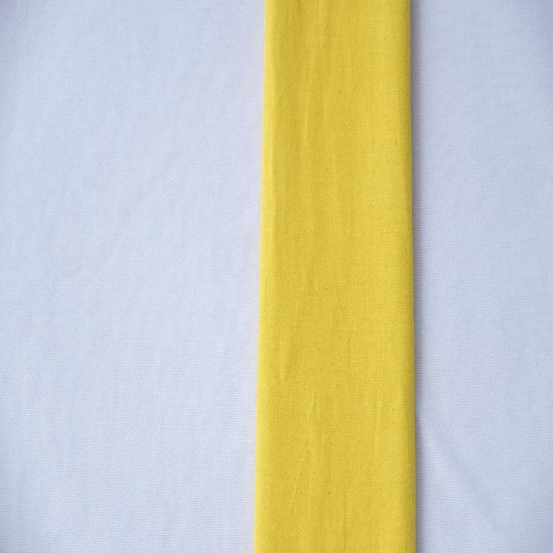 Yellow Pure Cotton Fabric