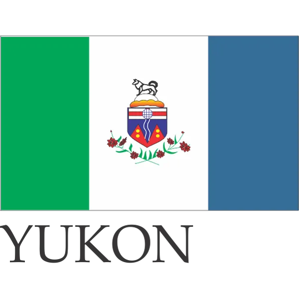 Yukon Embroidered Flag Badge
