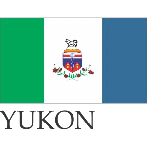 Yukon Embroidered Flag Badge